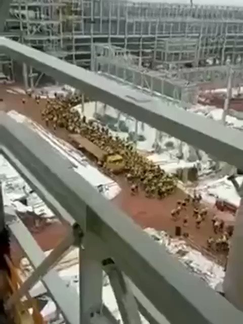 In Nizhnekamsk, Russia, workers at the Gemont iron/chemical plant, staged a spontaneous strike because they were not paid part of their wages as a result of the sharp collapse and decline of the ruble, after their country attacked Ukraine 10 days ago