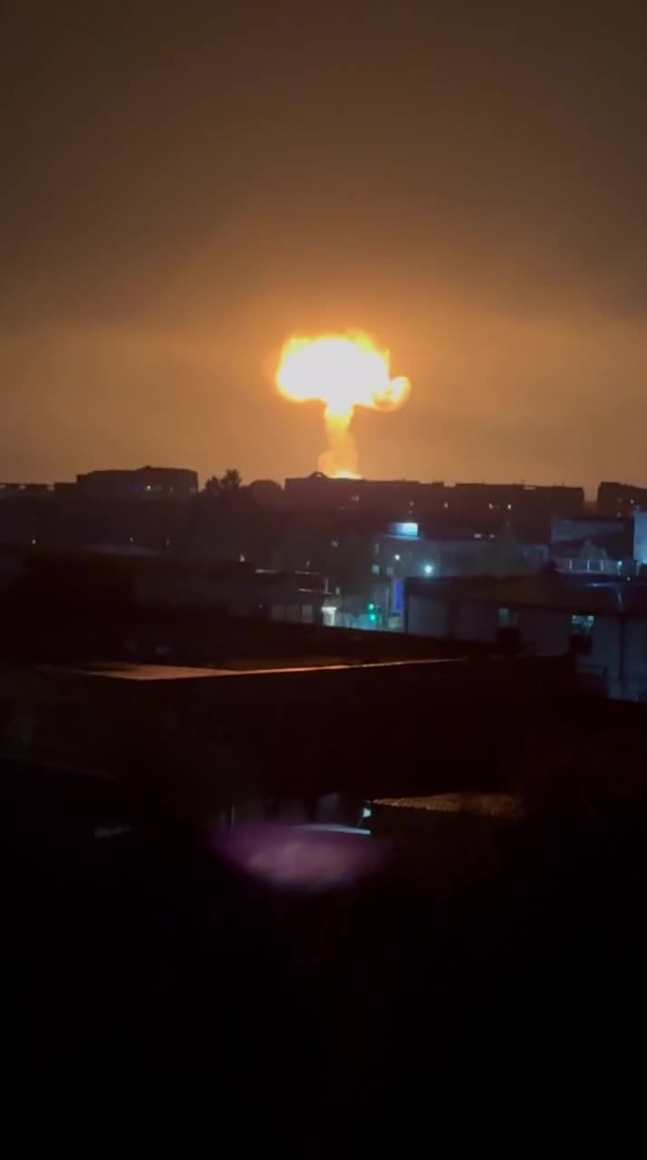Explosions at gas station in Abovyan city in Armenia