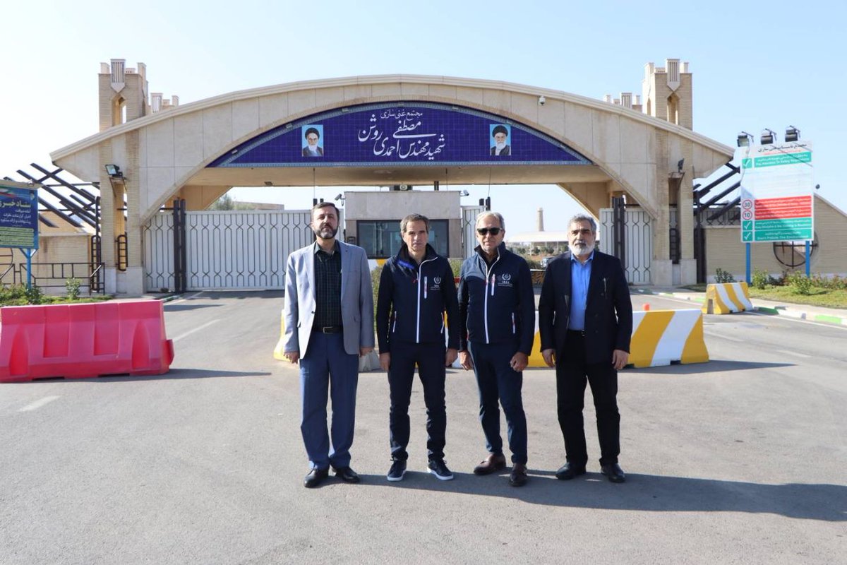 IAEA Director General and his deputy visited the Fordo and Natanz nuclear sites in Iran today on Friday