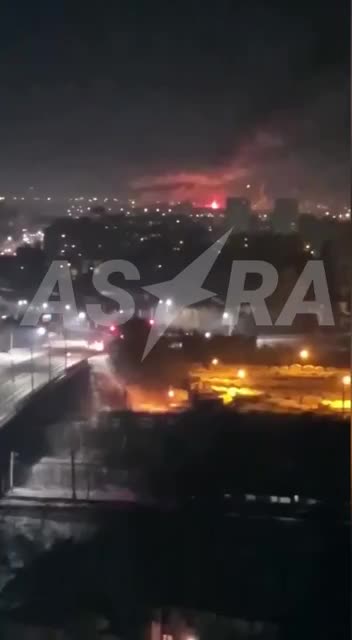 آتش سوزی بزرگ در پالایشگاه نفت باشنفت در اوفا