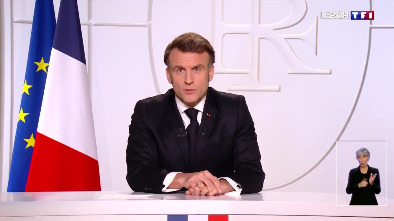 Allocution d'Emmanuel Macron Une décision incompréhensible, estime Emmanuel Macron au sujet de la décision de Trump d'imposer des droits de douane sur certains produits européens