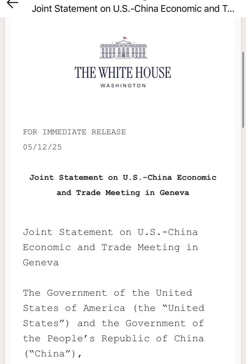 De VS en China schorten gezamenlijk een aantal tarieven op totdat ze gesprekken hebben gevoerd over hoe ze verder moeten met de bilaterale handel.