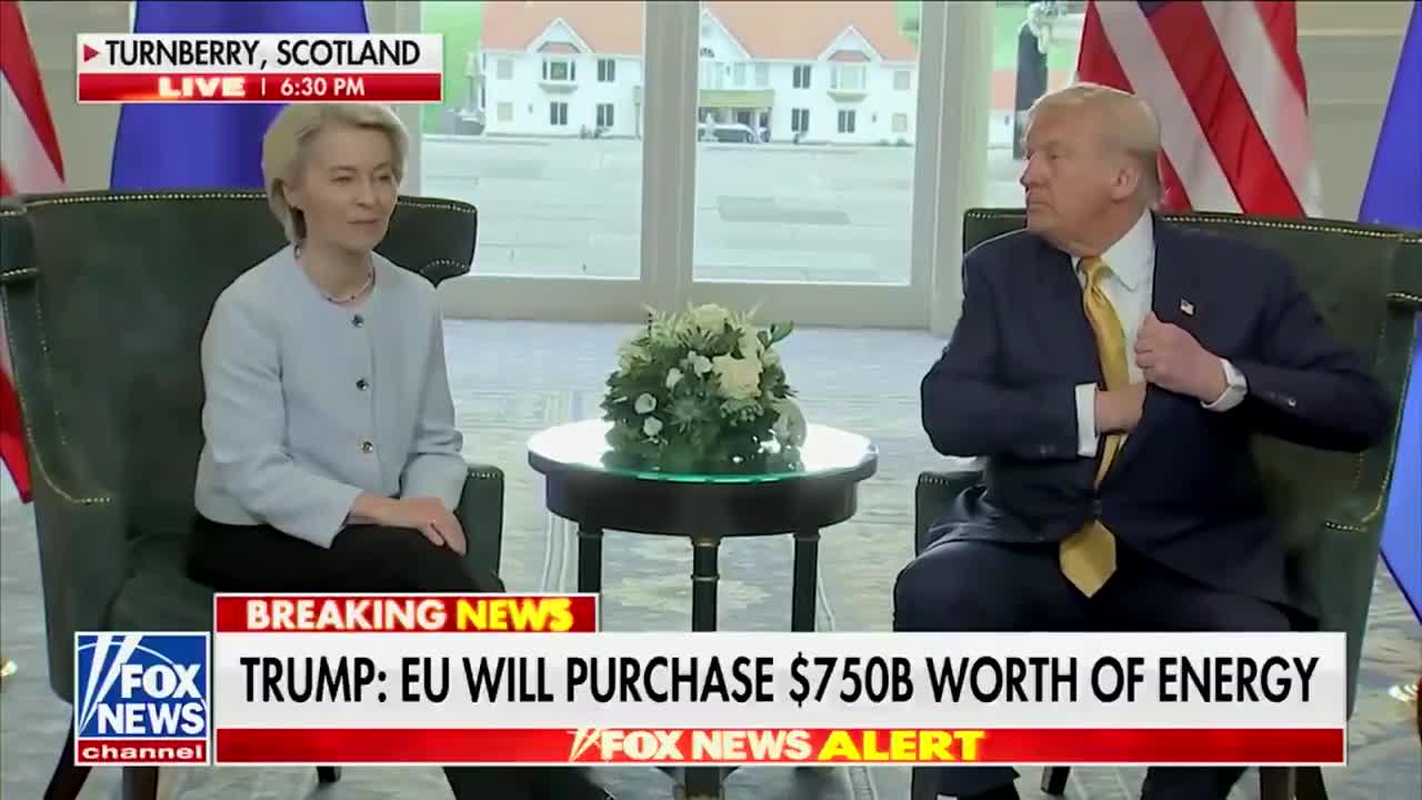 .@vonderleyen: Tenemos un acuerdo comercial entre las dos economías más grandes del mundo, y es un gran acuerdo. Es un acuerdo.
