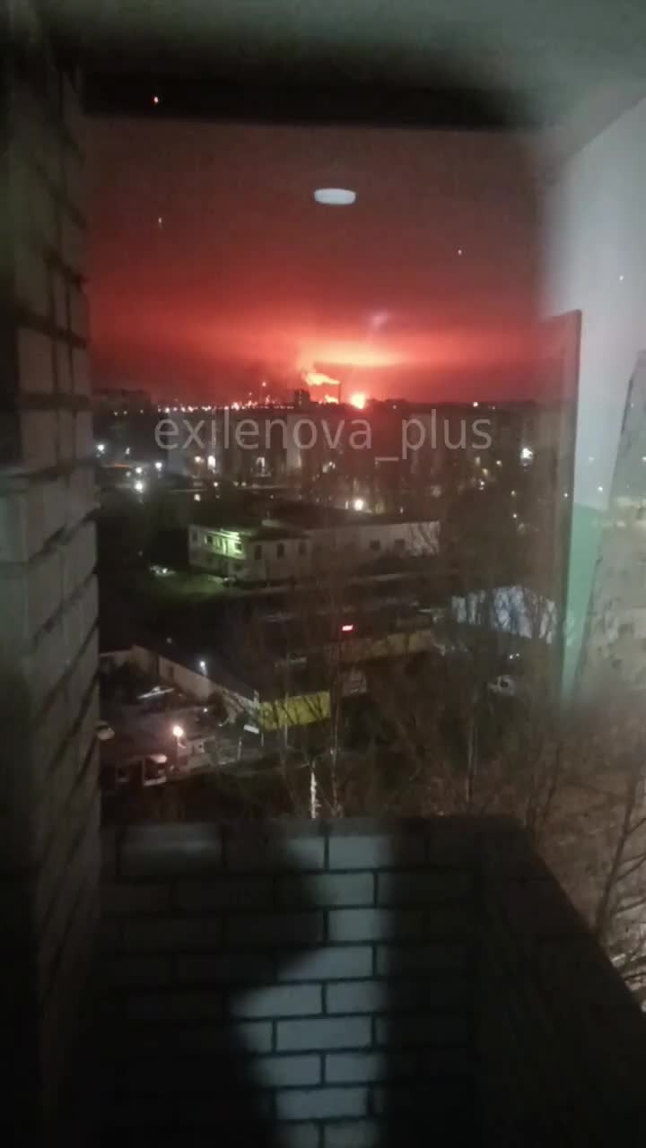 حمله پهپادی به پالایشگاه نفت ساراتوف