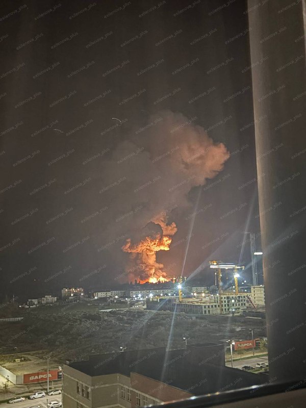 Violent explosions in Novorossiysk