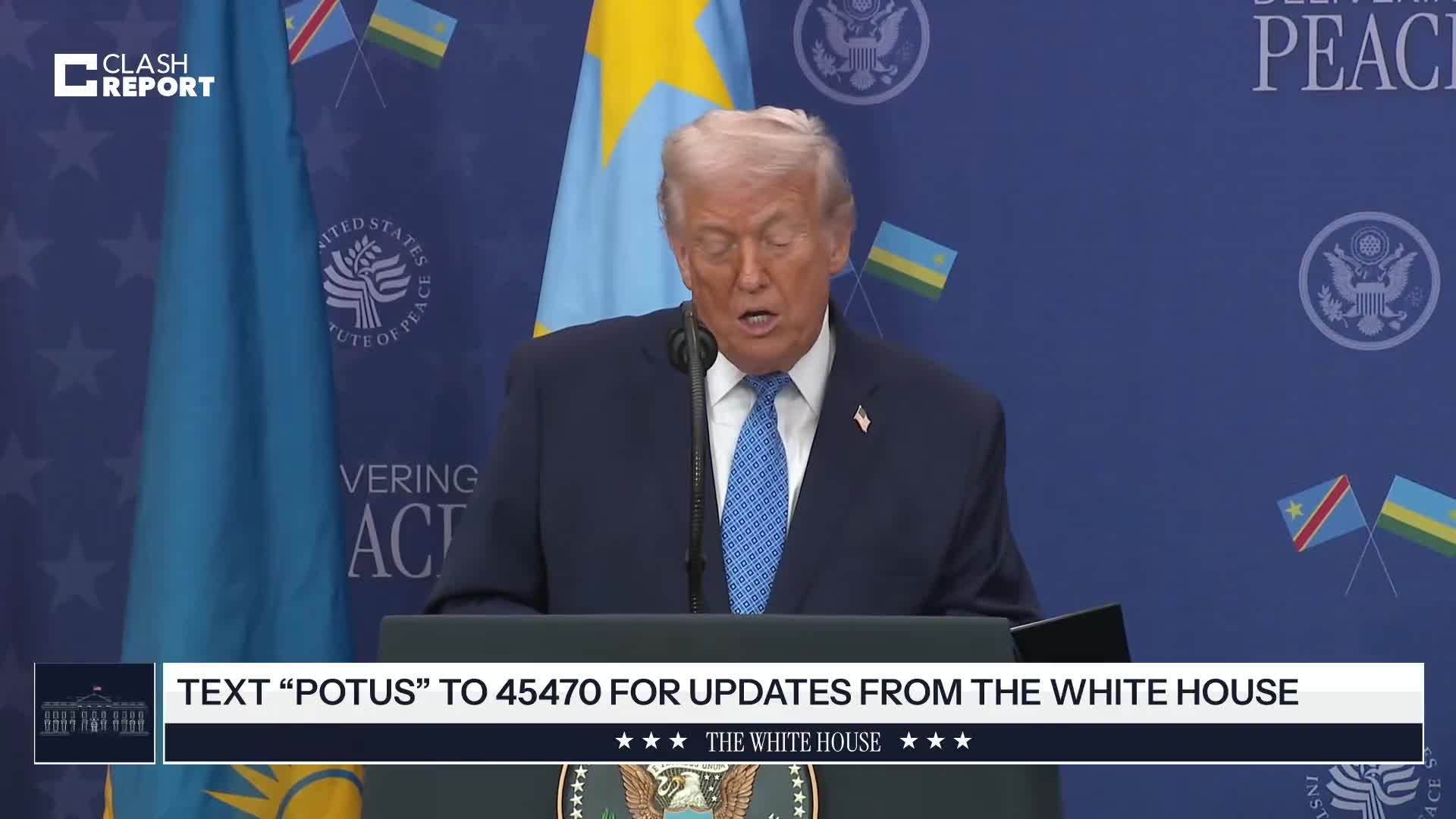 Trump: We will be sending our biggest companies to the Congo and Rwanda. We will take out some of the rare earth, and take out some of the assets. Everybody will make a lot of money