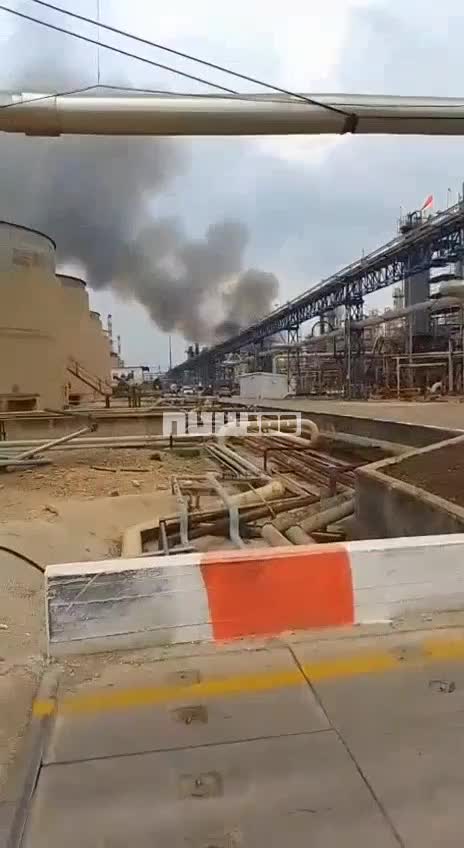 Documentation of the damage from inside the refineries in Haifa